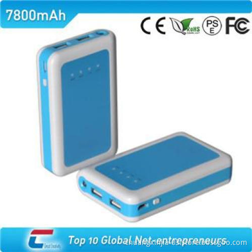 6600 power bank with LED torch and double USB outputs